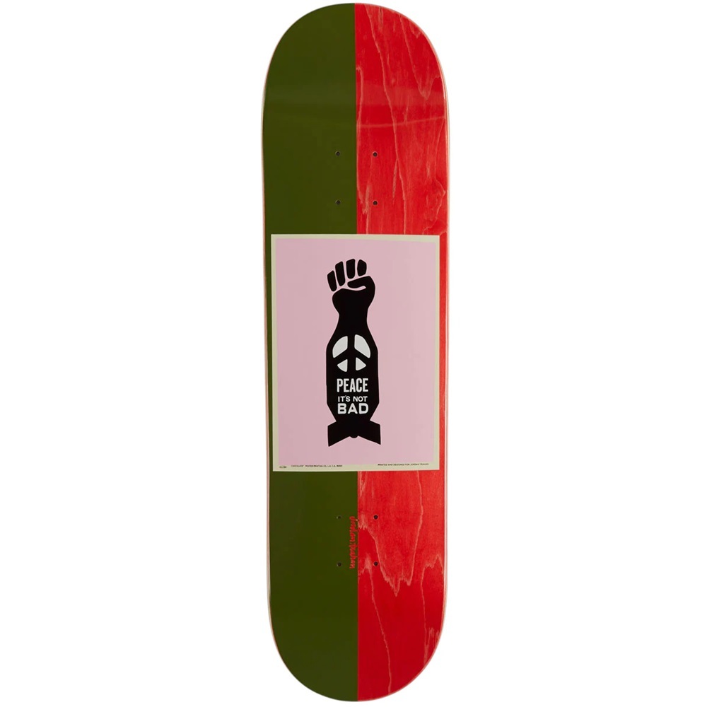 Chocolate Peace Not Bad WR44 Jordan Trahan 8.25 Skateboard Deck