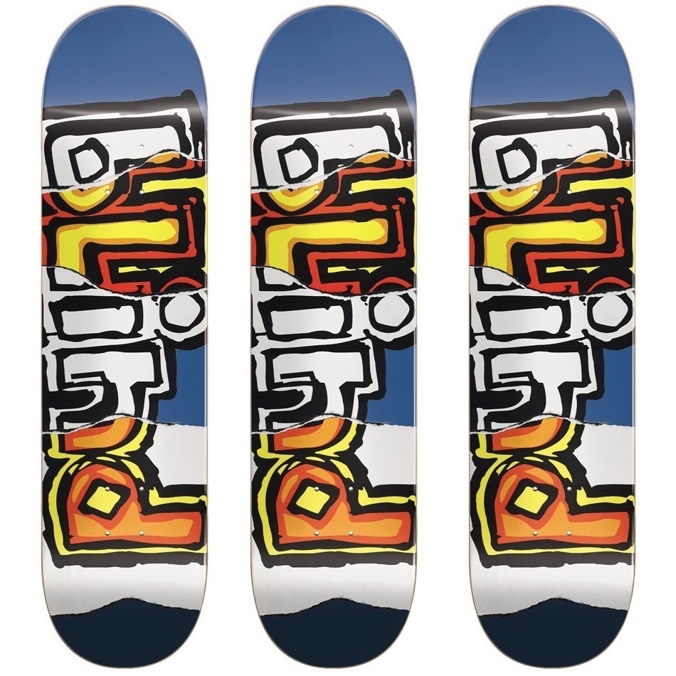 Blind OG Ripped HYB Dark Blue 8.25 3 Pack Skateboard Decks