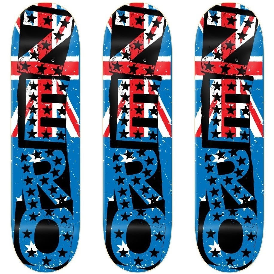 Zero Australian Punk 8.25 3 Pack Skateboard Decks