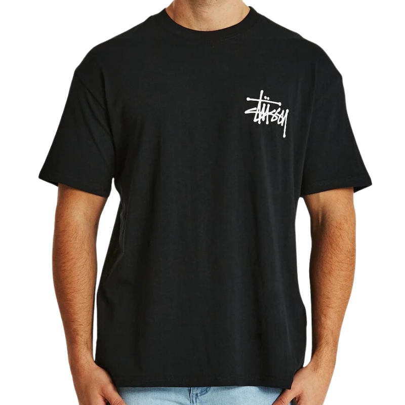 Stussy Graffiti Heavyweight Black T-Shirt [Size: XXL]