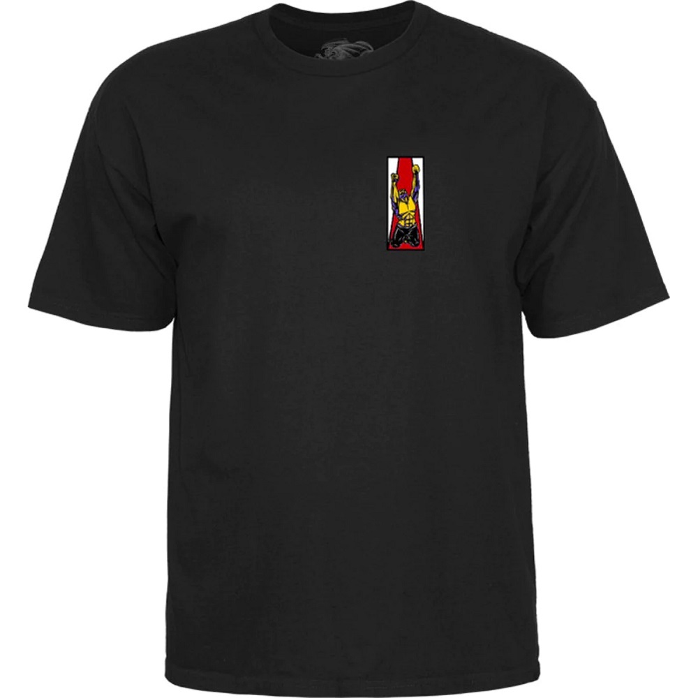 Powell Peralta Frazier Yellow Black T-Shirt [Size: M]