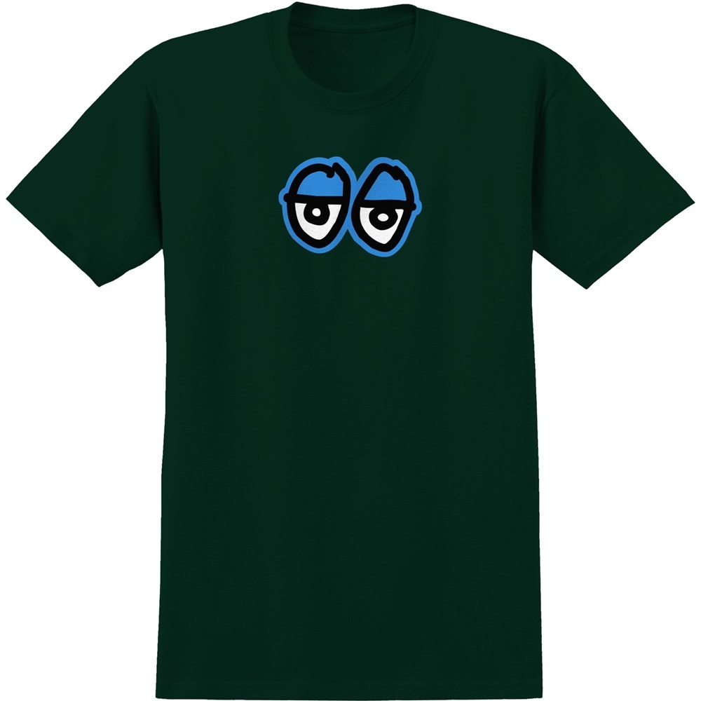 Krooked Eyes Large Green Blue T-Shirt [Size: L]