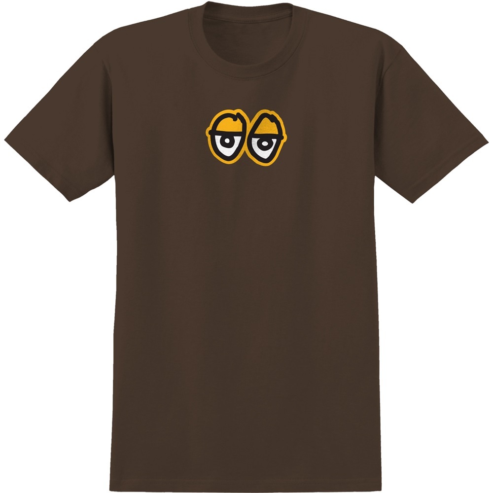 Krooked Eyes Large Dark Chocolate T-Shirt [Size: XL]