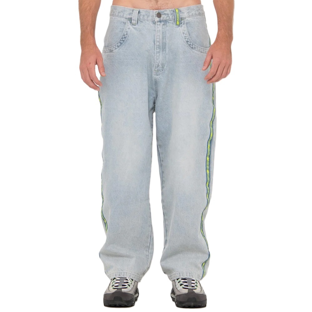 Rusty Flip Daddy 2.0 White Water Jeans [Size: 30]