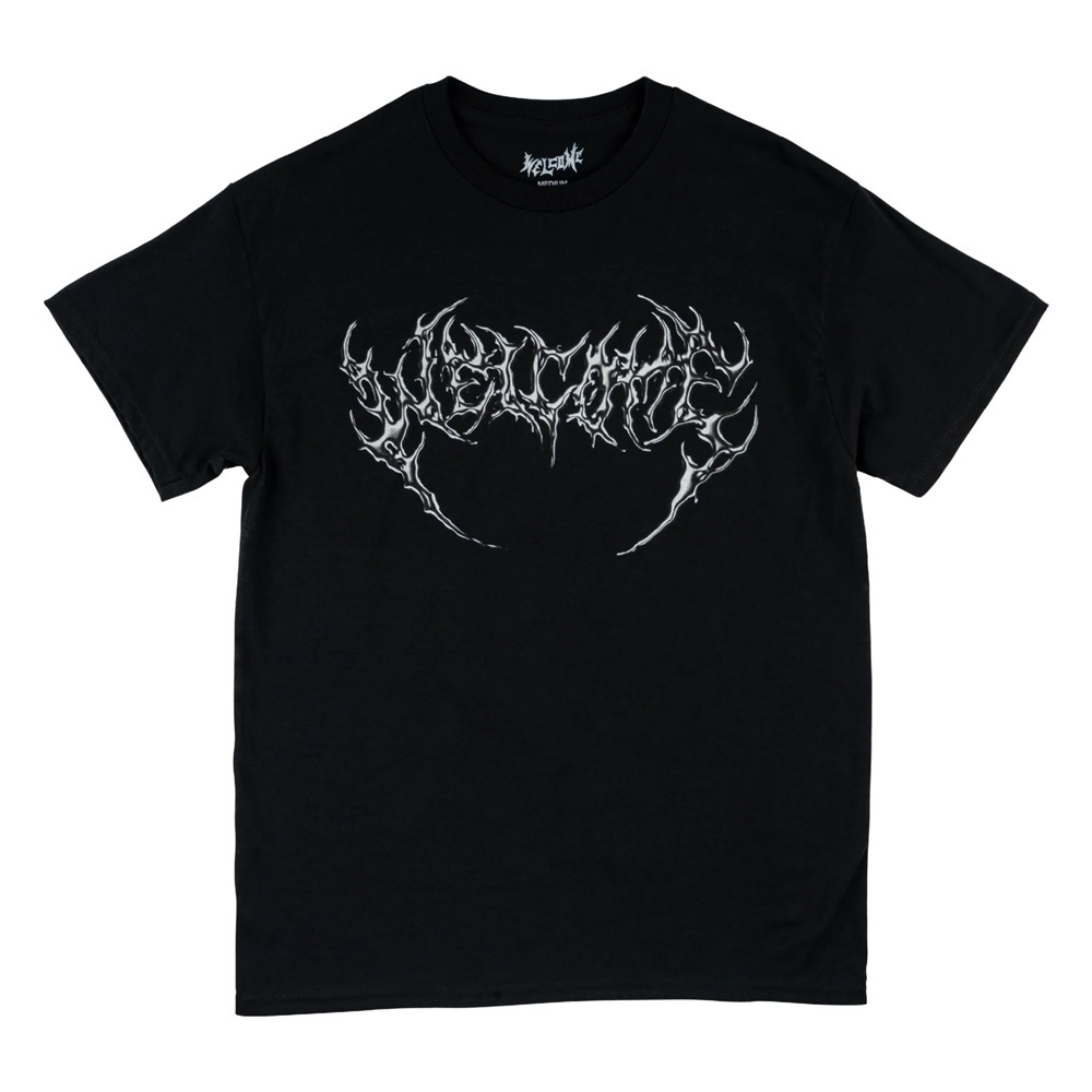 Welcome Skateboards Chrome Fang Black T-Shirt [Size: S]