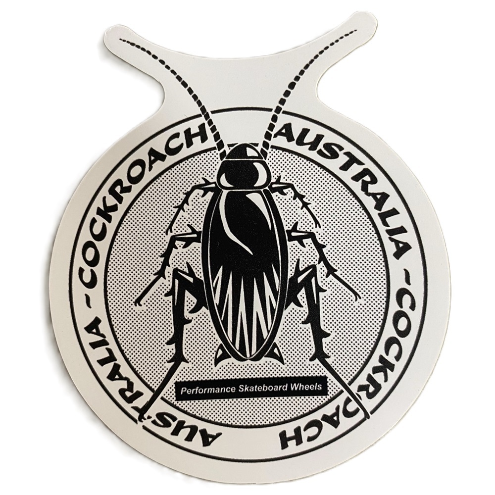 Cockroach Pest Sticker [Colour: Black]