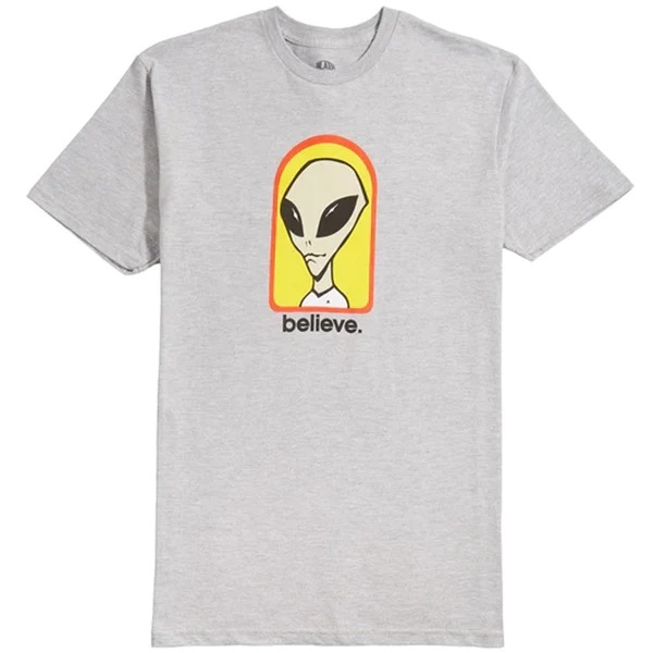 Alien Workshop Believe Heather T-Shirt [Size: S]