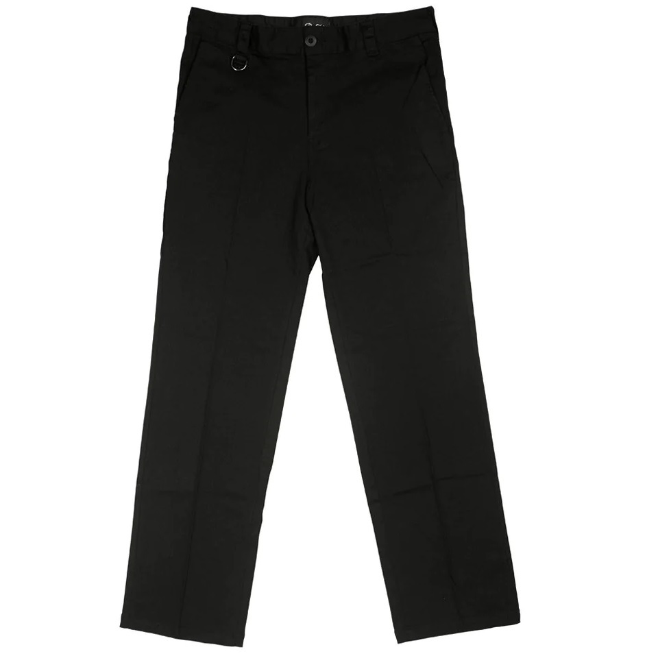 Modus Straight Black Work Youth Pants [Size: 8]