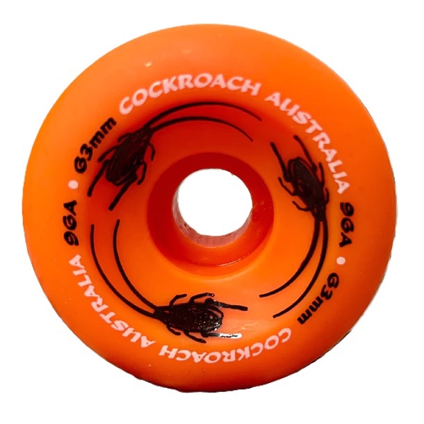Cockroach Originals Orange 96A 63mm Skateboard Wheels