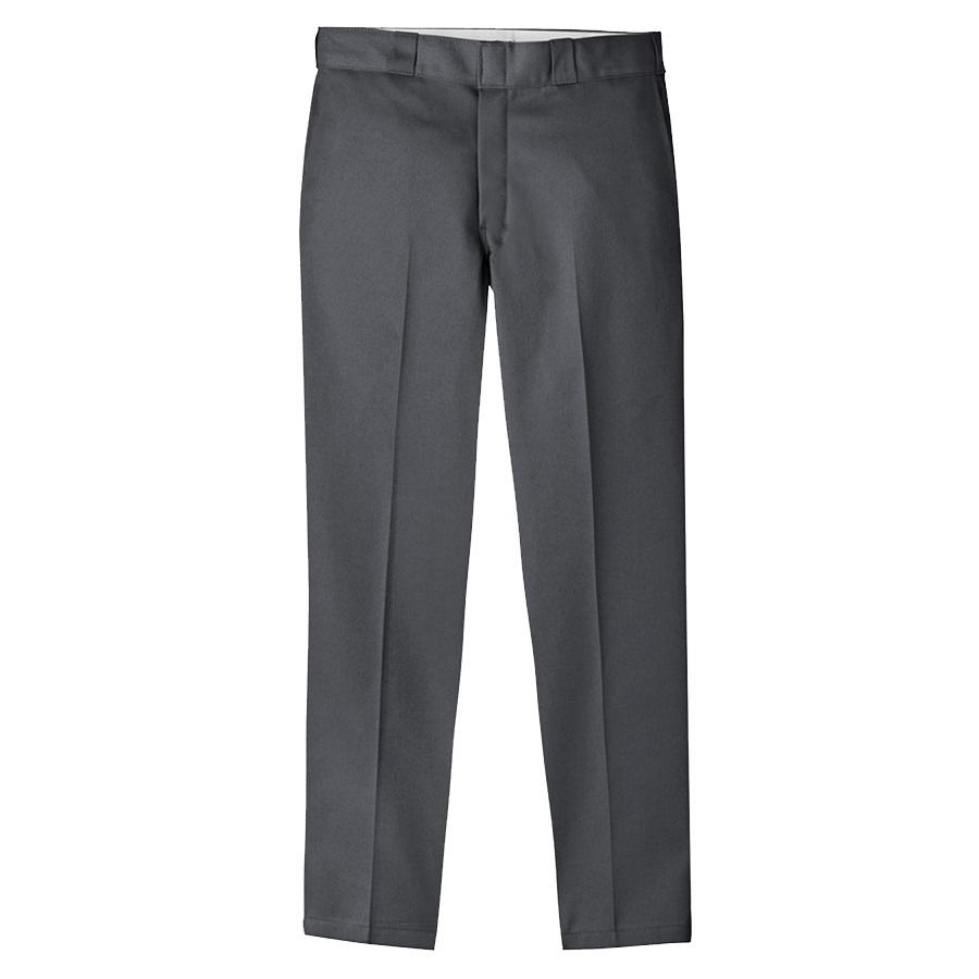 Dickies Slim Straight Fit WP873 Charcoal Pants [Size: 32]