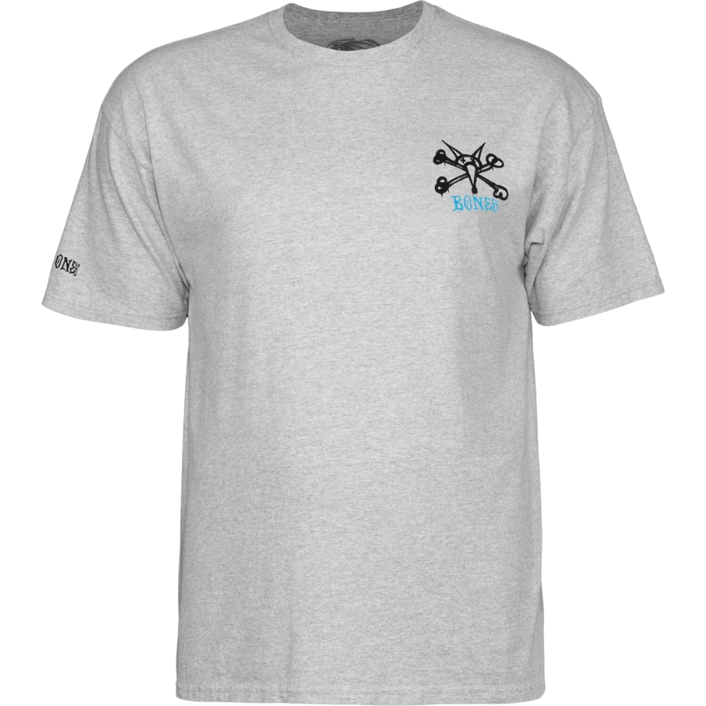 Powell Peralta Rat Bones Grey Youth T-Shirt [Size: L]