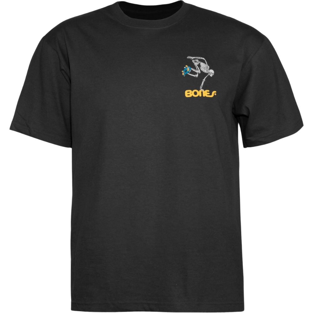 Powell Peralta Skate Skeleton Black Youth T-Shirt [Size: Youth S]