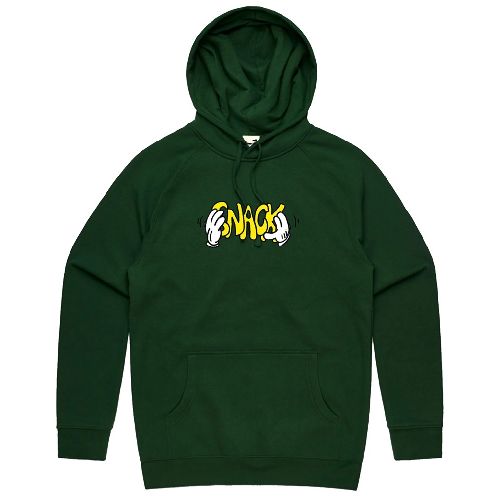 Snack Skateboards Good Hands Embroidered Pine Hoodie [Size: L]
