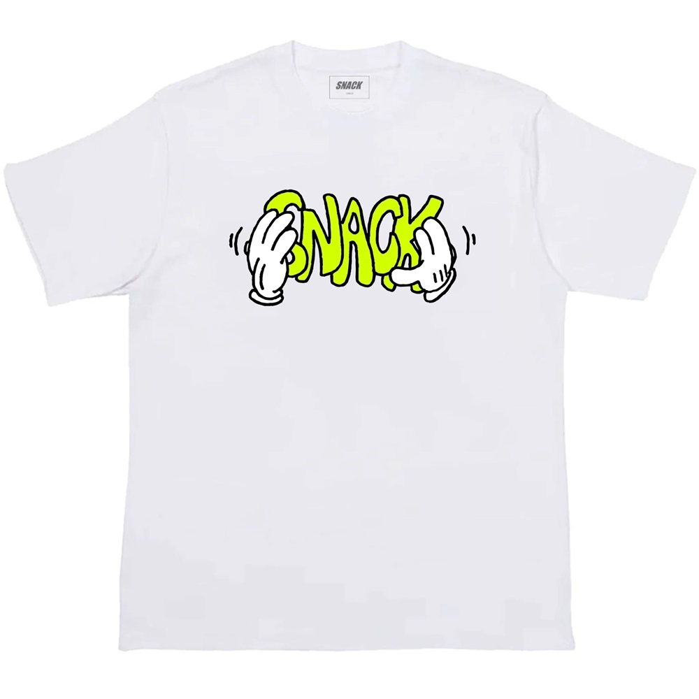 Snack Skateboards Good Hands White T-Shirt [Size: M]