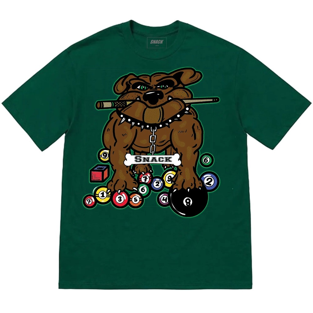 Snack Skateboards Billiards Bully Pine T-Shirt [Size: S]