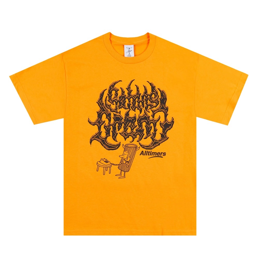 Alltimers X Satans Drano Orange T-Shirt [Size: S]