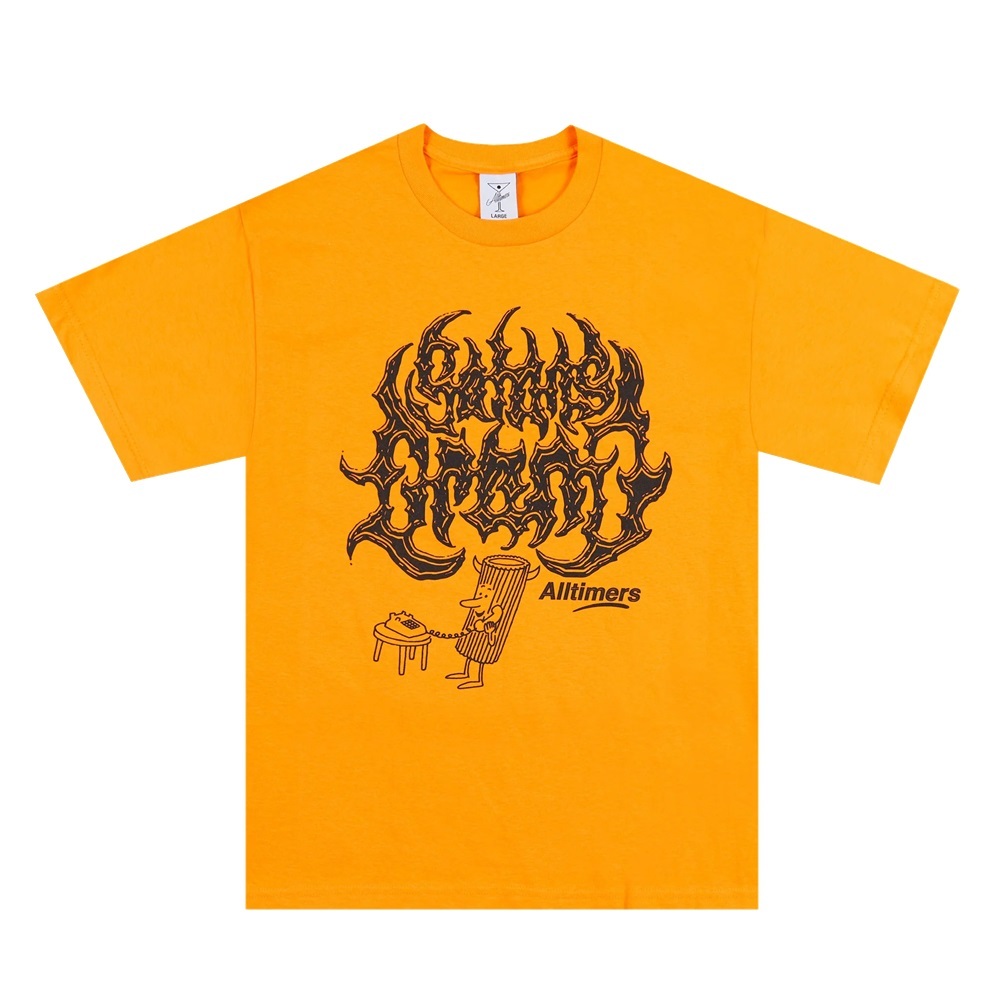 Alltimers X Satans Drano Orange T-Shirt [Size: L]