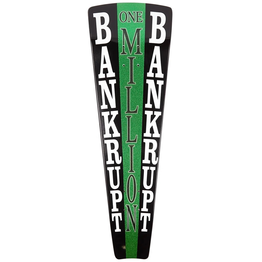 Alltimers Wheel of Fortune Green 9.75 Skateboard Deck