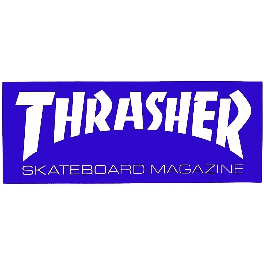 Thrasher Skate Mag Small Sticker [Colour: Blue]