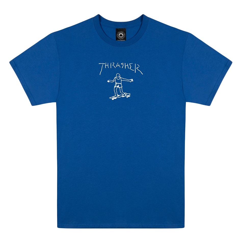 Thrasher Gonz Royal Blue Youth T-Shirt [Size: XS]