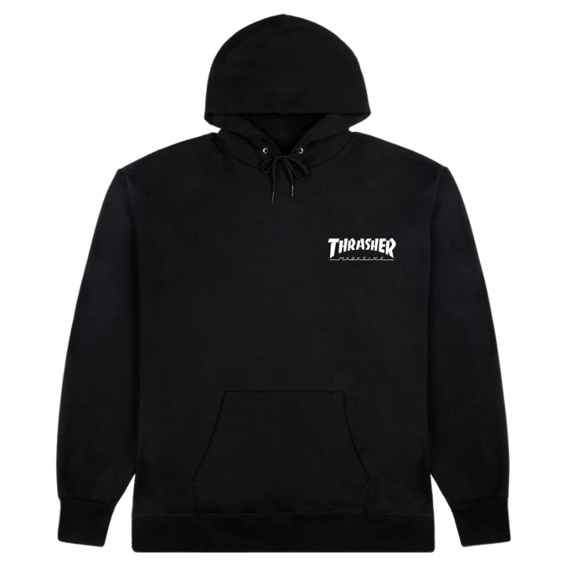 Thrasher Little Thrasher Black Hoodie [Size: S]