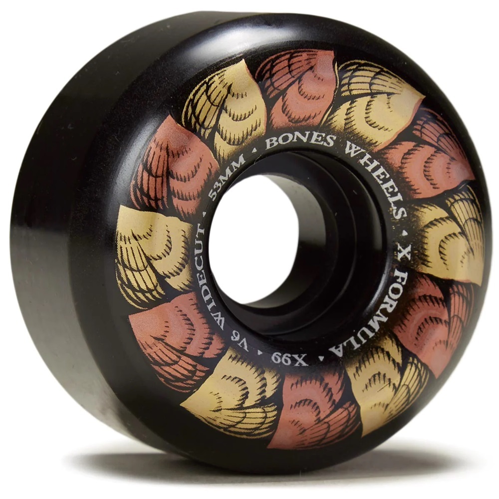 Bones X-Formula Leaving Wide Cut V6 99A 55mm Skateboard Wheels
