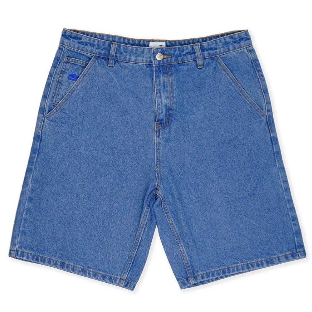 Snack Skateboards Good Hand Jorts Indigo Shorts [Size: 28]