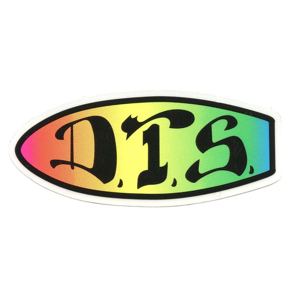 Dogtown DTS 70s Neon Sticker