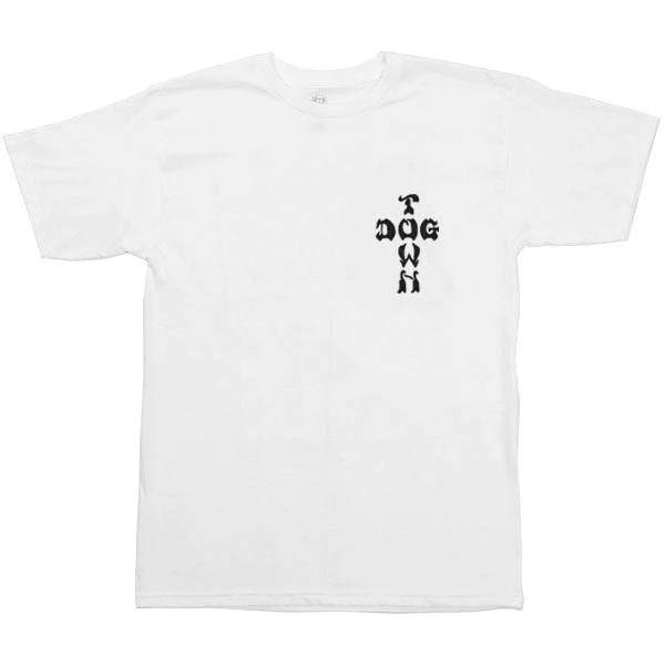 Dogtown PC Tail Tap OG 70s White T-Shirt [Size: L]