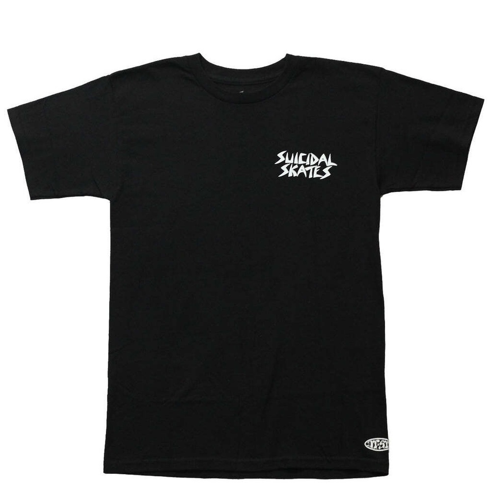 Dogtown Suicidal Skates Eat Shit Black T-Shirt [Size: L]