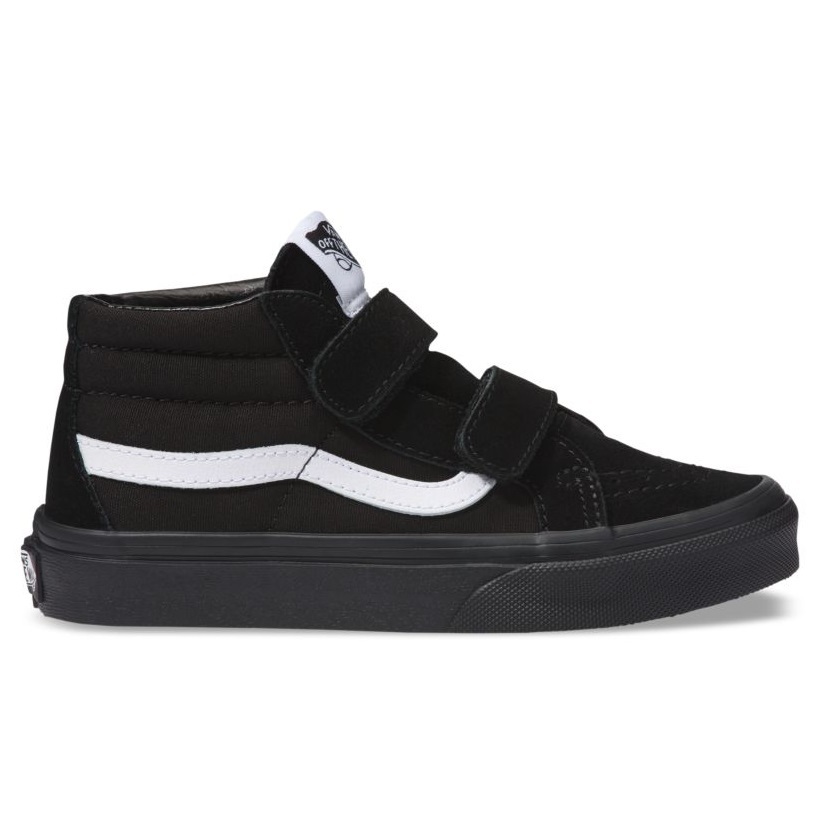 Vans Sk8 Mid Reissue V Black Black Kids Shoes [Size: 11C]