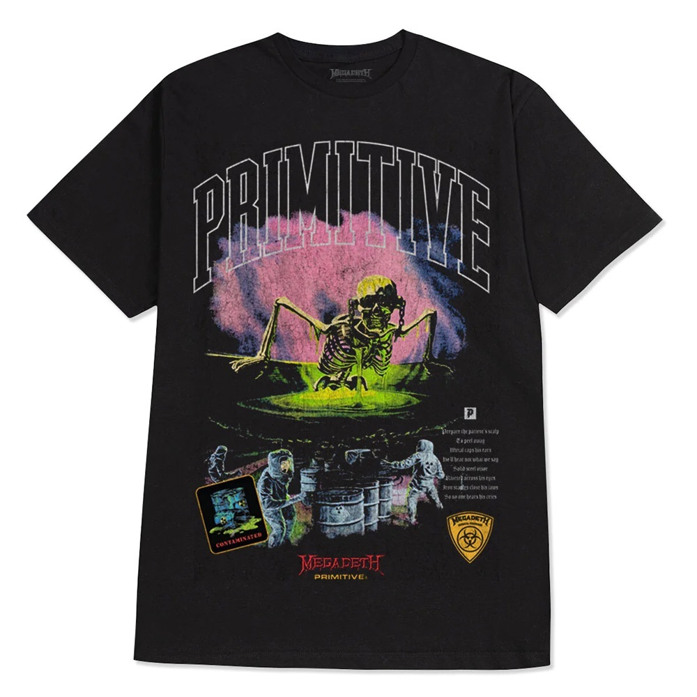 Primitive X Megadeth Birth Black T-Shirt [Size: S]