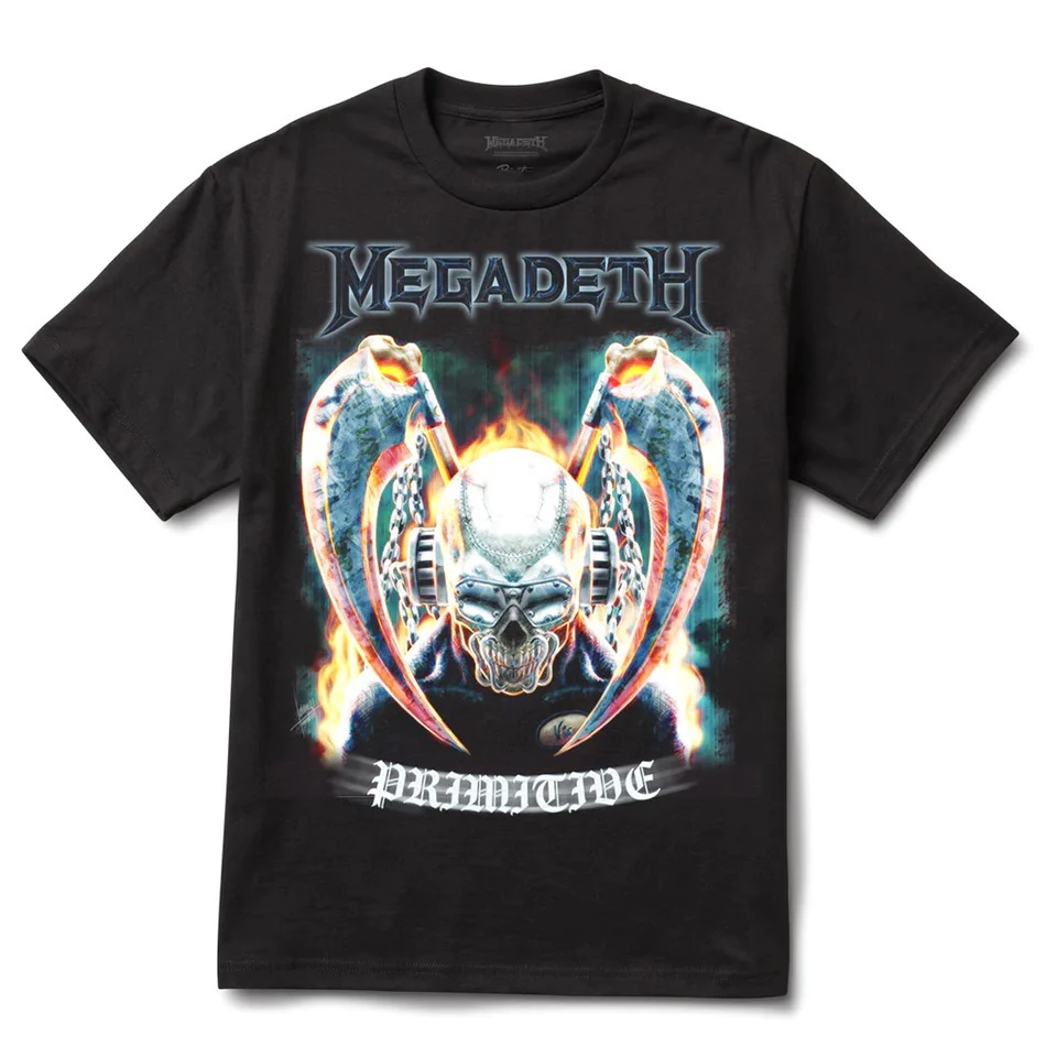 Primitive X Megadeth United Heavy Weight Black T-Shirt [Size: XL]