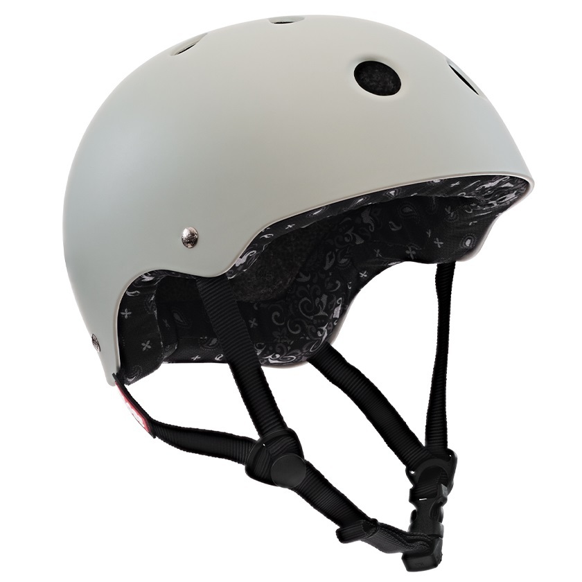 Globe Goodstock Matte Gunmetal Bandana Certified Helmet [Size: S-M]