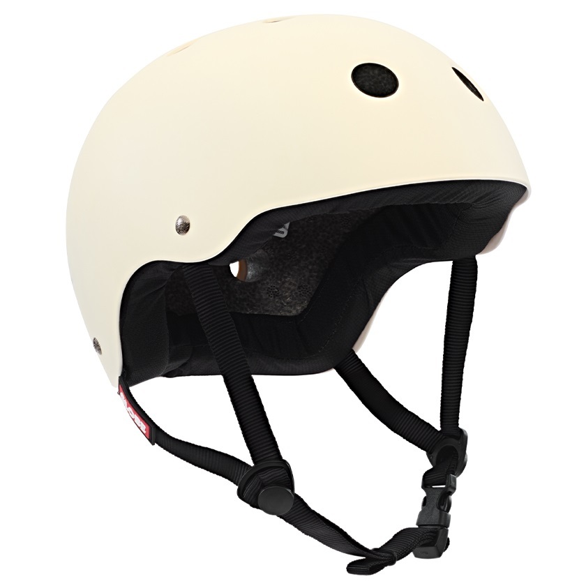 Globe Goodstock Matte Off White Certified Helmet [Size: L-XL]