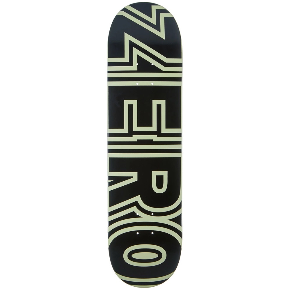 Zero Glow In The Dark Bold 8.25 Skateboard Deck