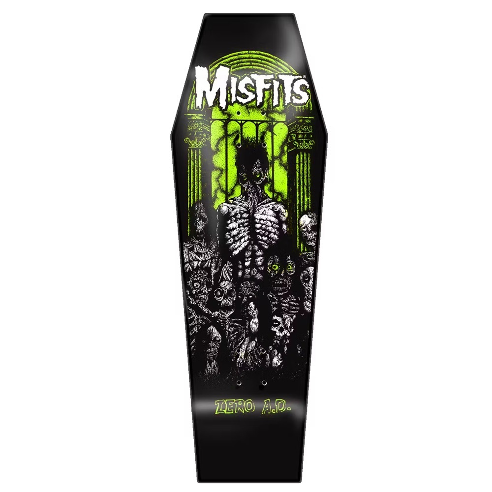 Zero Misfits Earth AD Coffin 10.5 Skateboard Deck