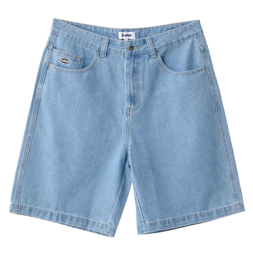 XLarge Bull Denim 91 Mid Blue Shorts [Size: 32]