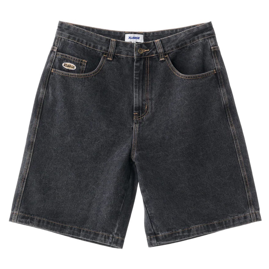XLarge Bull Denim 91 Washed Black Shorts [Size: 26]