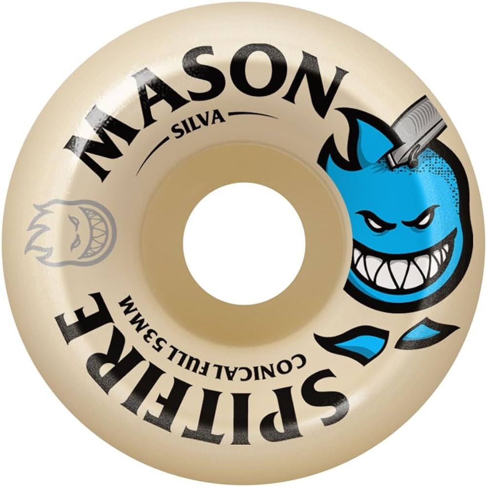 Spitfire Burn Squad Mason Silva Conical Full F4 99D 53mm Skateboard Wheels