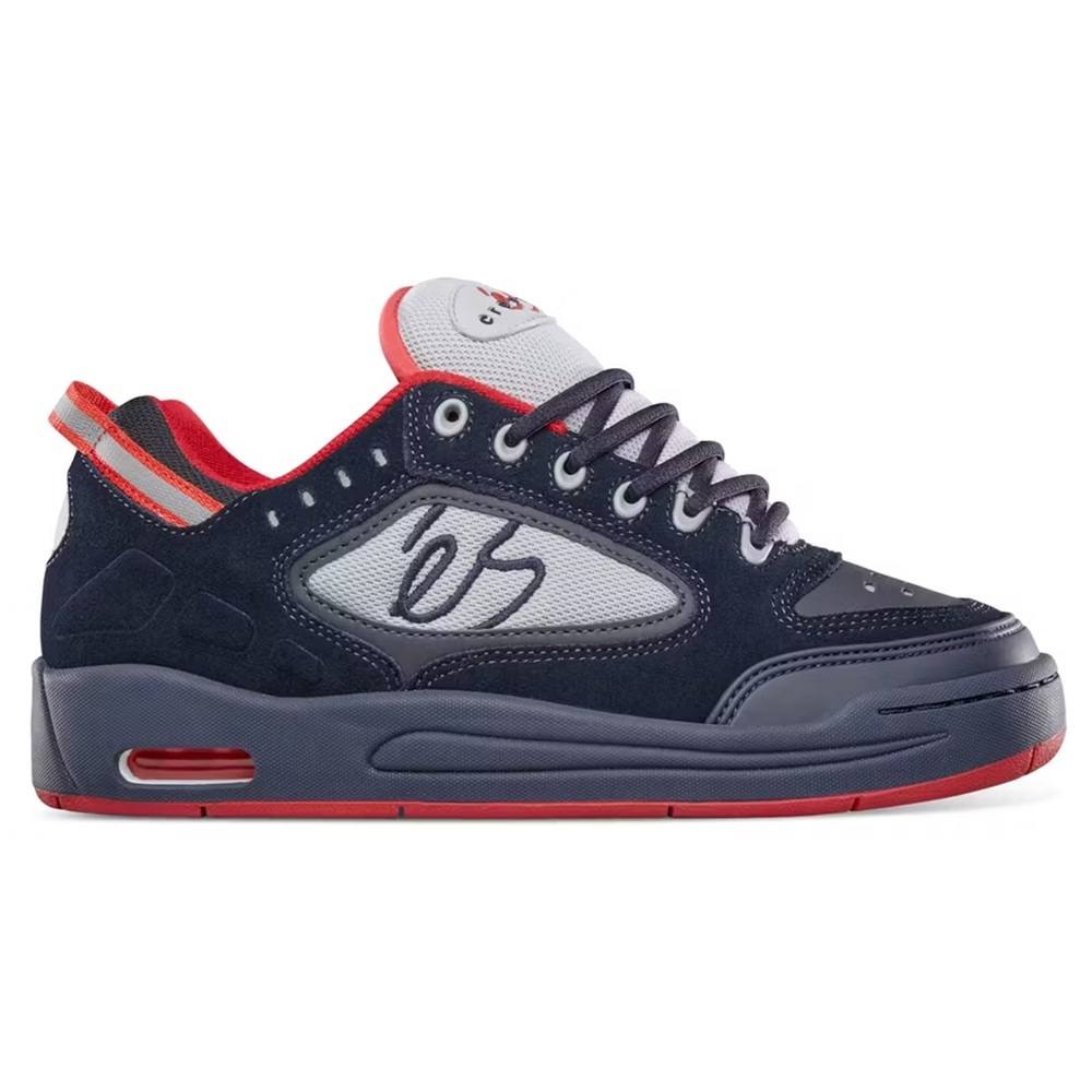 Es Creager Navy Grey Red Mens Skate Shoes [Size: US 12]