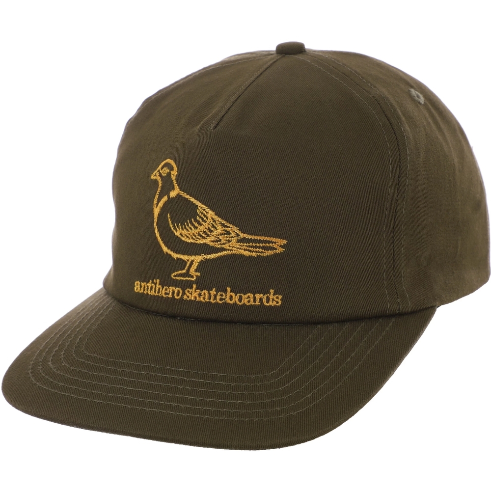 Anti Hero Basic Pigeon Olive Orange Adjustable Hat