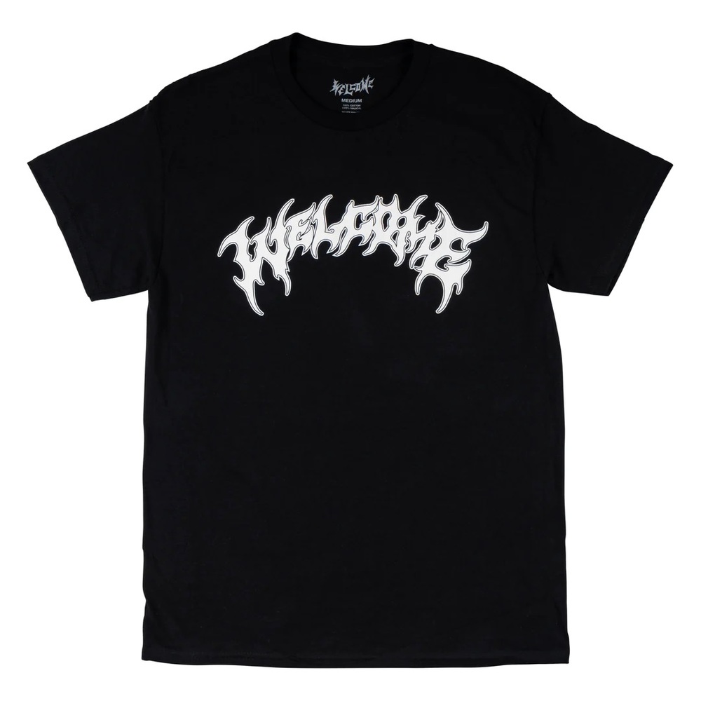 Welcome Skateboards Barb Black T-Shirt [Size: M]