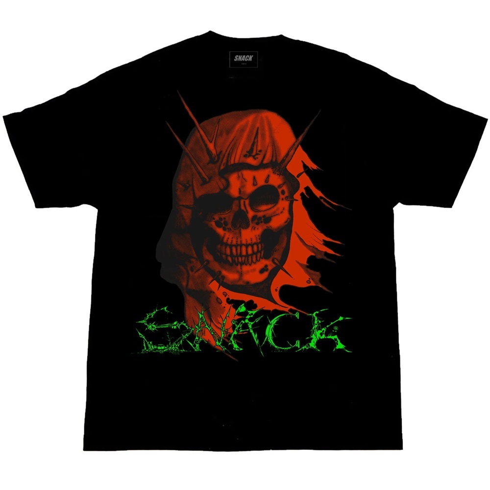 Snack Skateboards Skullduggery Black T-Shirt [Size: M]
