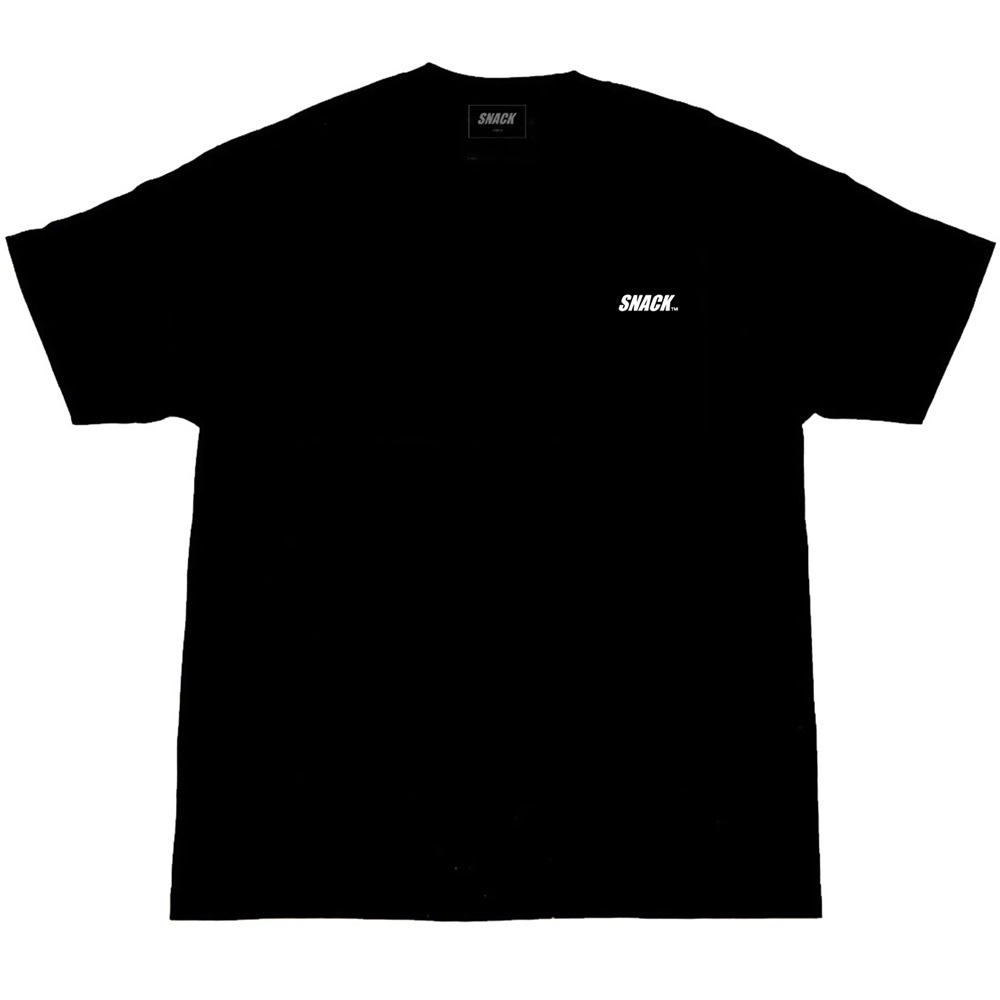 Snack Skateboards Back Off Black T-Shirt [Size: M]