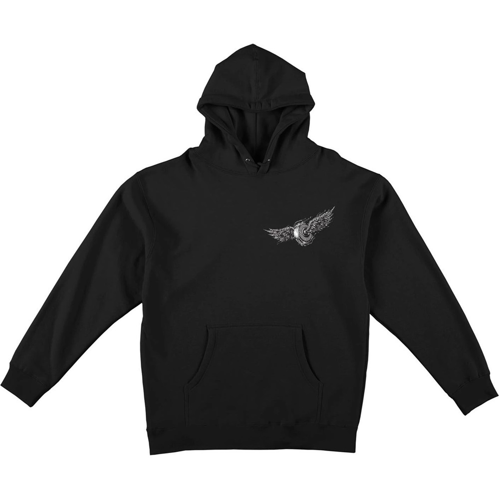 Spitfire Decay Flying Classic Black Hoodie [Size: L]