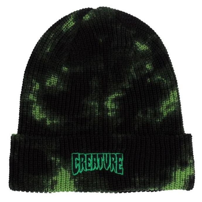 Creature Logo Outline Long Shoreman Black Void Beanie