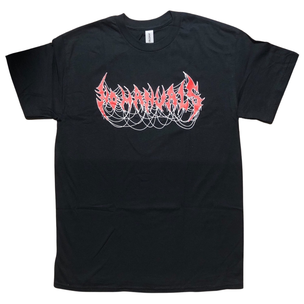 No Manuals Merciless Black Red T-Shirt [Size: S]