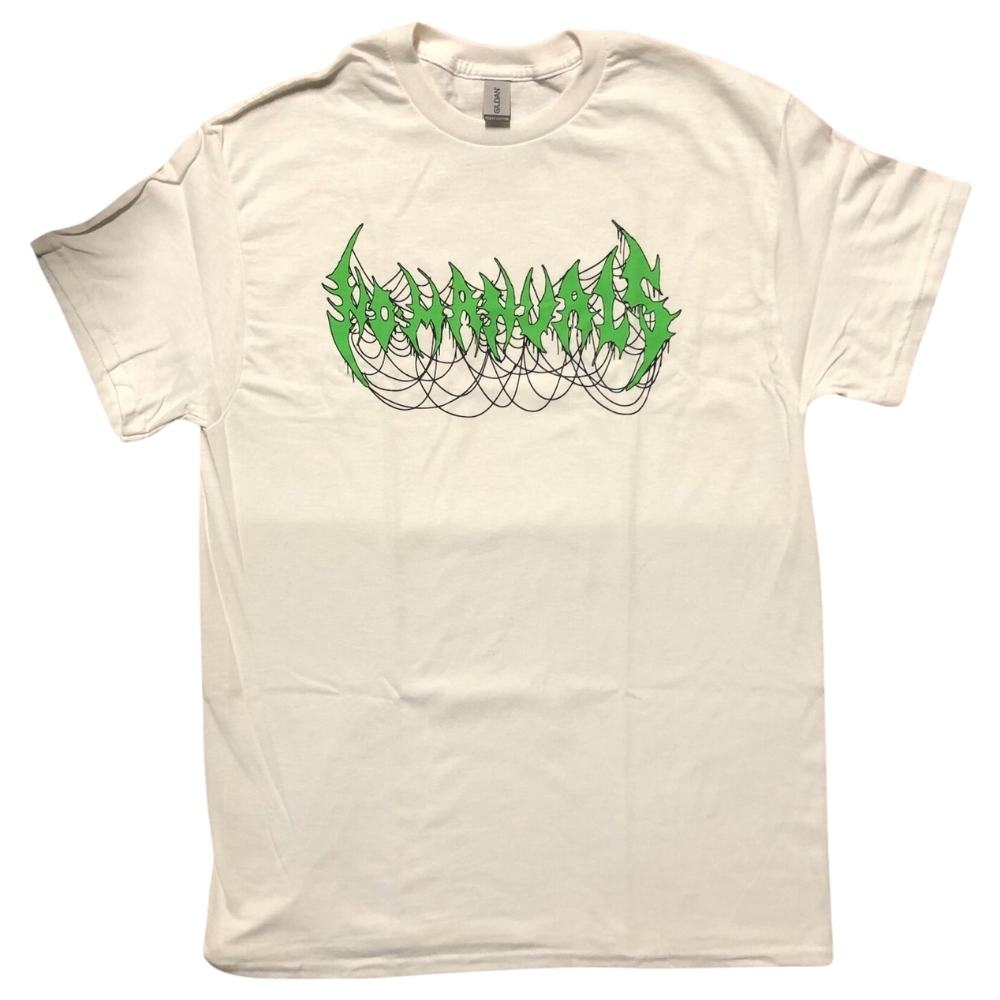 No Manuals Merciless White Green T-Shirt [Size: S]