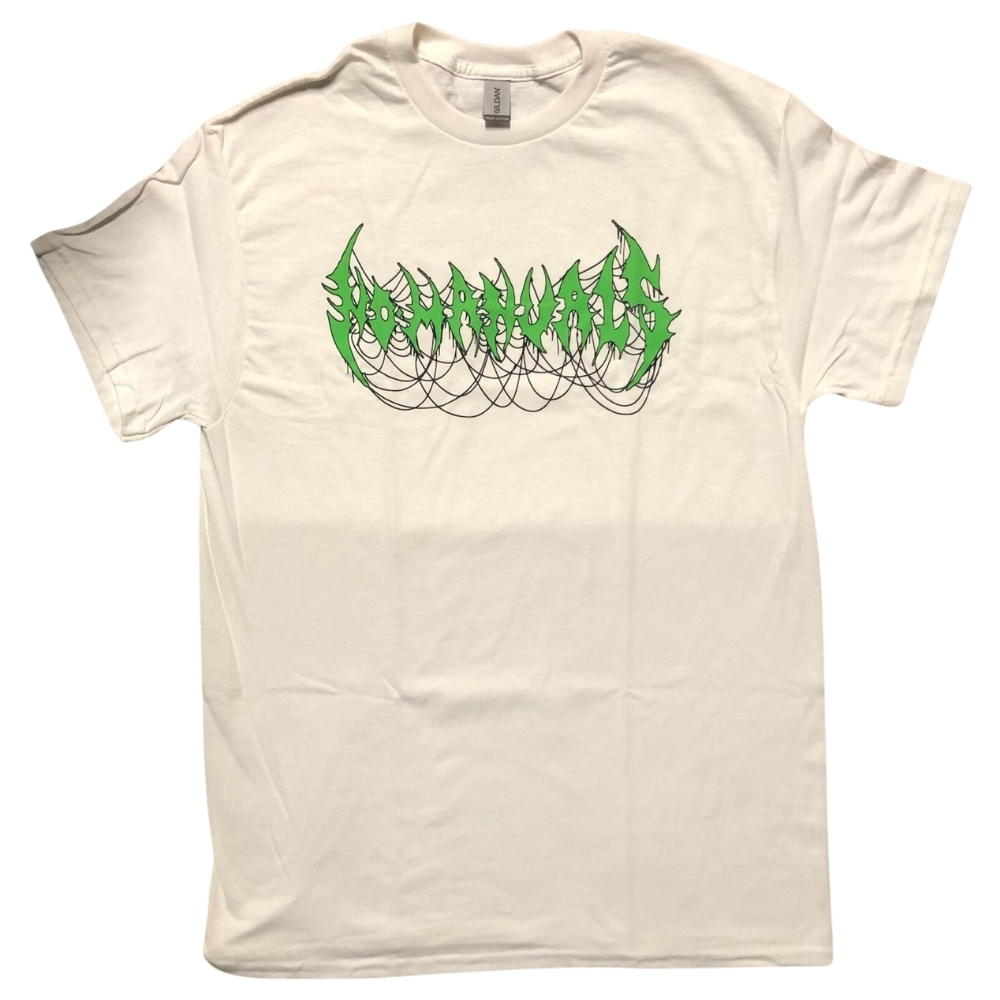 No Manuals Merciless White Green T-Shirt [Size: M]